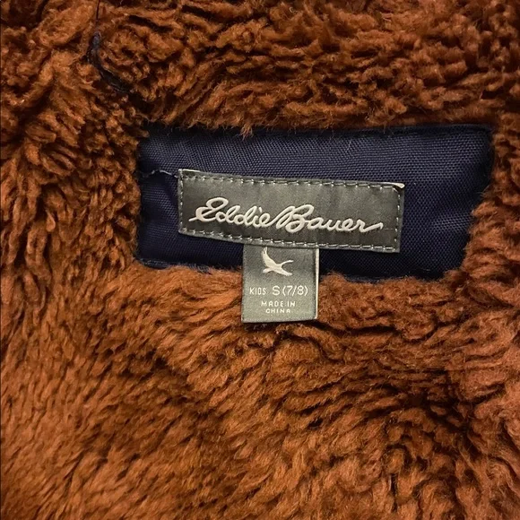 Eddie Bauer boys S 7/8 down winter coat - Picture 3 of 6